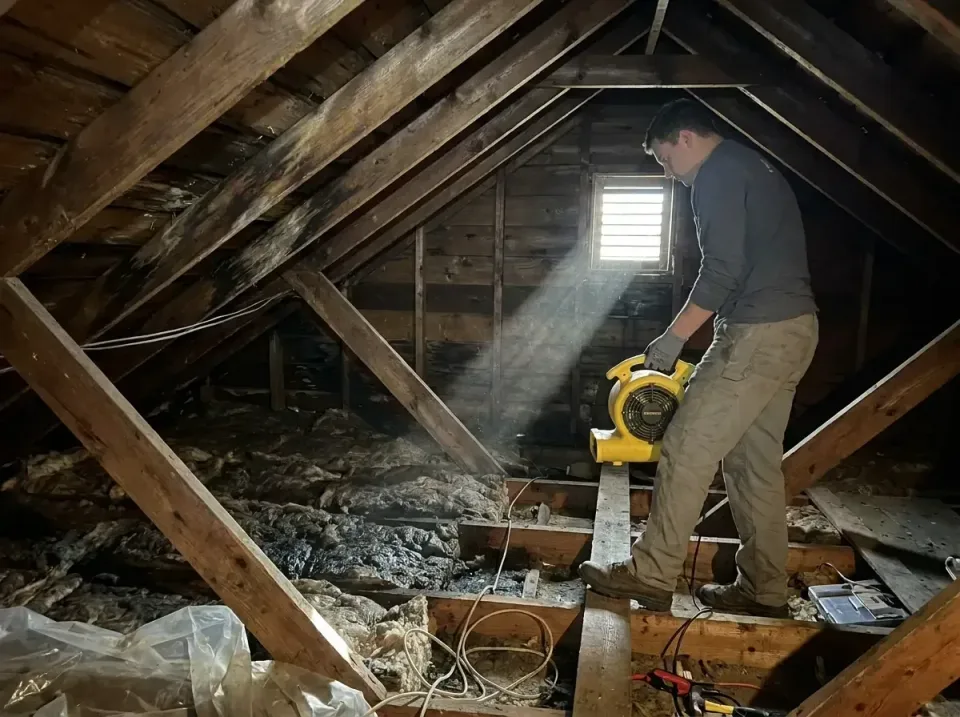 attic-water-damage-drying-proc-007 — frequently asked questions, Emergency Water Extraction & 24/7 Flood Response in Rineyvi…